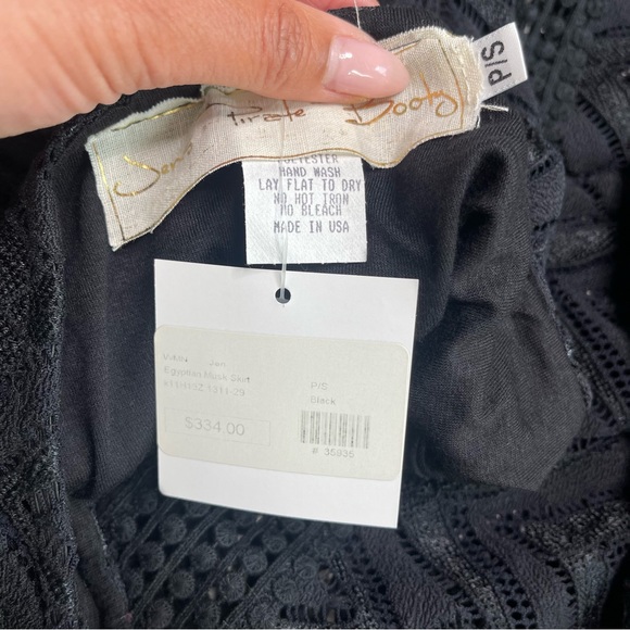 JENS PIRATE BOOTY BOHO Black Skirt - Picture 12 of 13